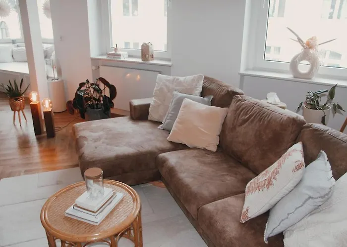 Stilvolle, Moderne Mit Balkon Und Kamin Nahe Duesseldorf&koeln Wuppertal